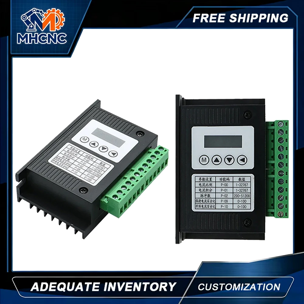Good Price MHCNC 1PCS Stepper Motor Controller DM542L DC18-50V1-4.2A for Nema 23 CNC precision equipment digital display driver