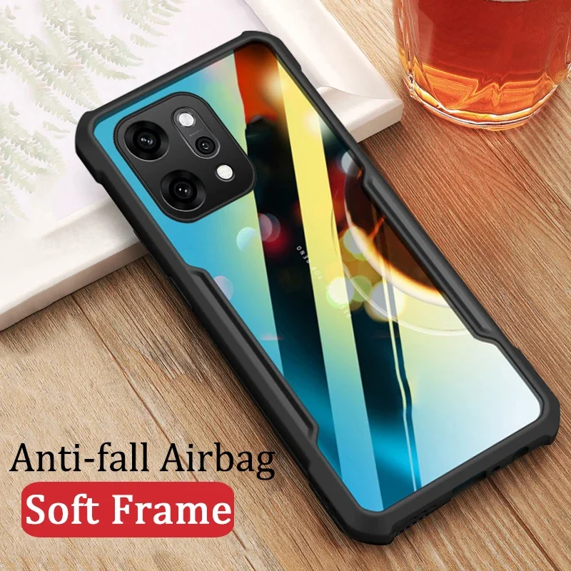 حافظة هاتف لهاتف OPPO Reno 14 Pro 5G 14F وسائد هوائية مضادة للصدمات عدسة حماية غطاء خلفي متجمد لهاتف OPPO Reno 14 Pro 14F 5G