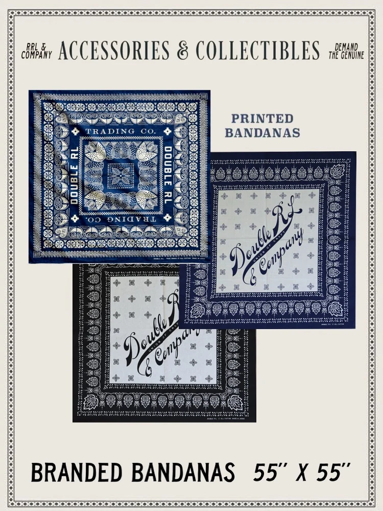 

Потрясающие хлопковые банданы, комплект футболок, винтажные американские квадратные шарфы цвета хаки с принтом, синяя серия ex с геометрическим узором, голова...