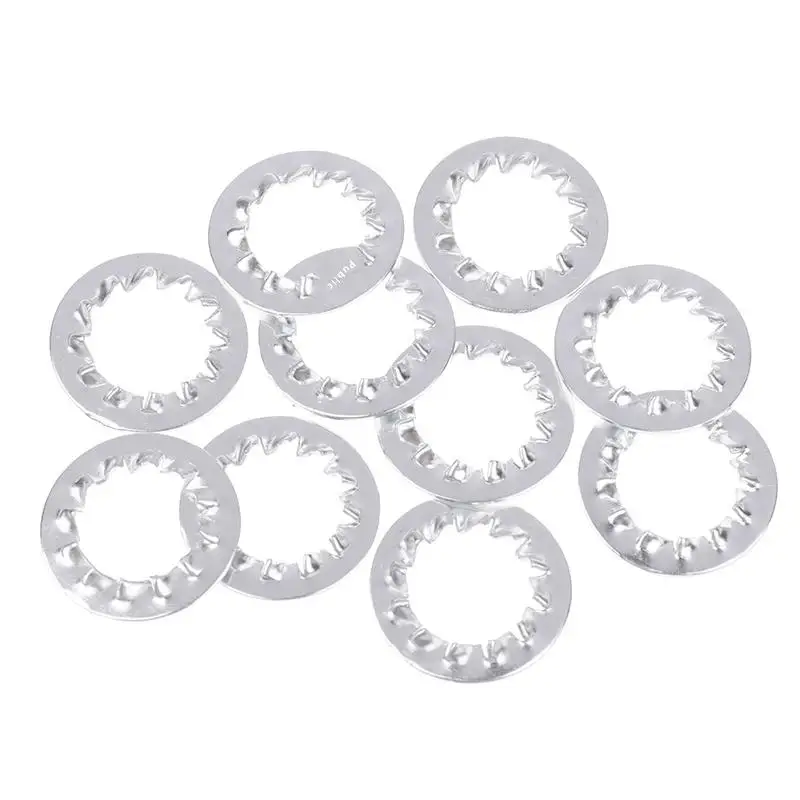 200 قطعة لتجميع المصابيح غسالات مسننة لتركيبات الإضاءة/حلول تثبيت مضاد للانزلاق/مكونات رقائق الفواصل المعدنية