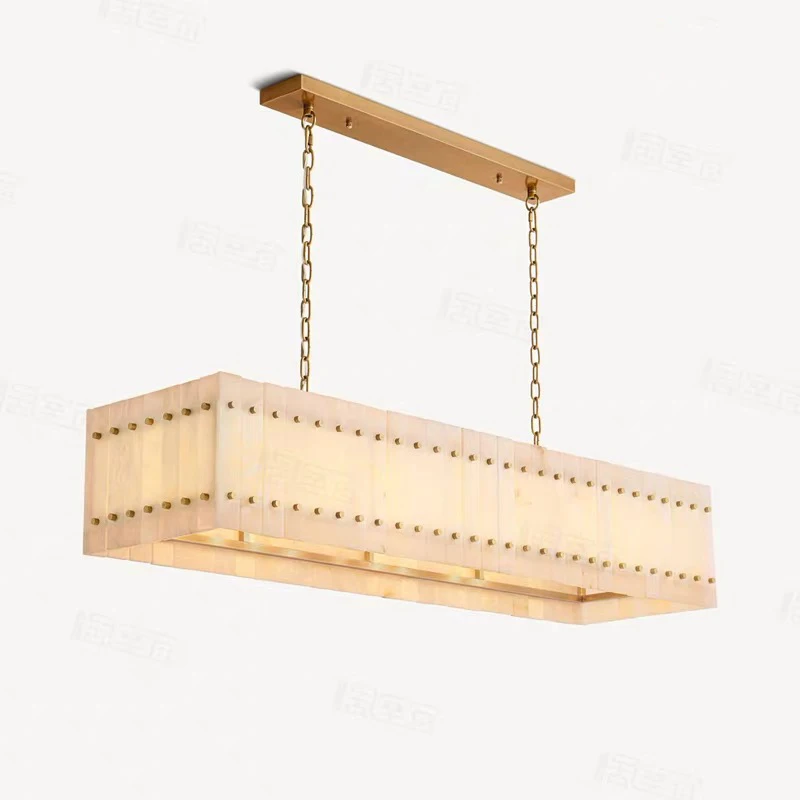Designer Indoor Lighting Alabaster Lampshades Upgrade Your Living Room New Trend Marble Ceiling Lighting Luxury
