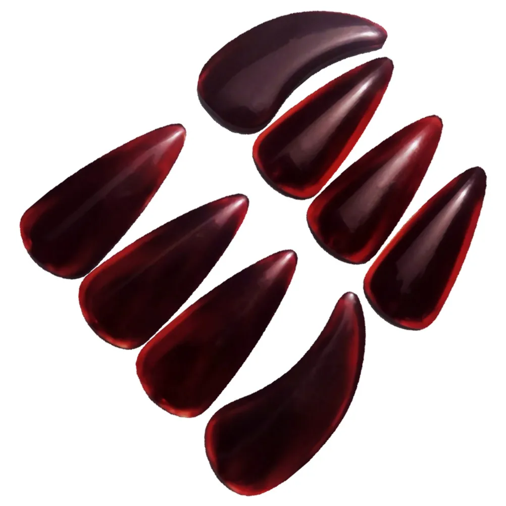 

8pcs Guzheng Nails Picks Durable Wear Resistant Easy Clean Lightweight Musical Instruments Accessory Guitar Plectrum