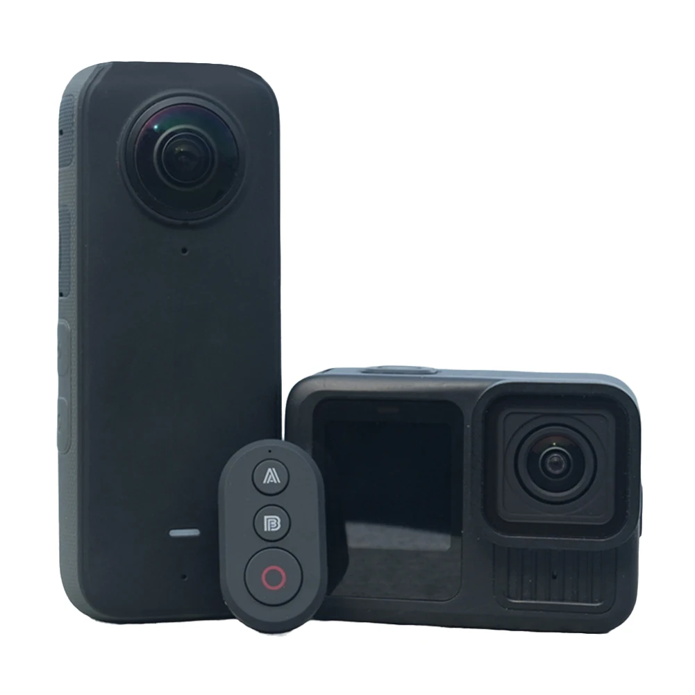 BT写真撮影用シャッターリリースボタンコントローラー、Insta360およびGoProスポーツカメラ用リモートコントローラー