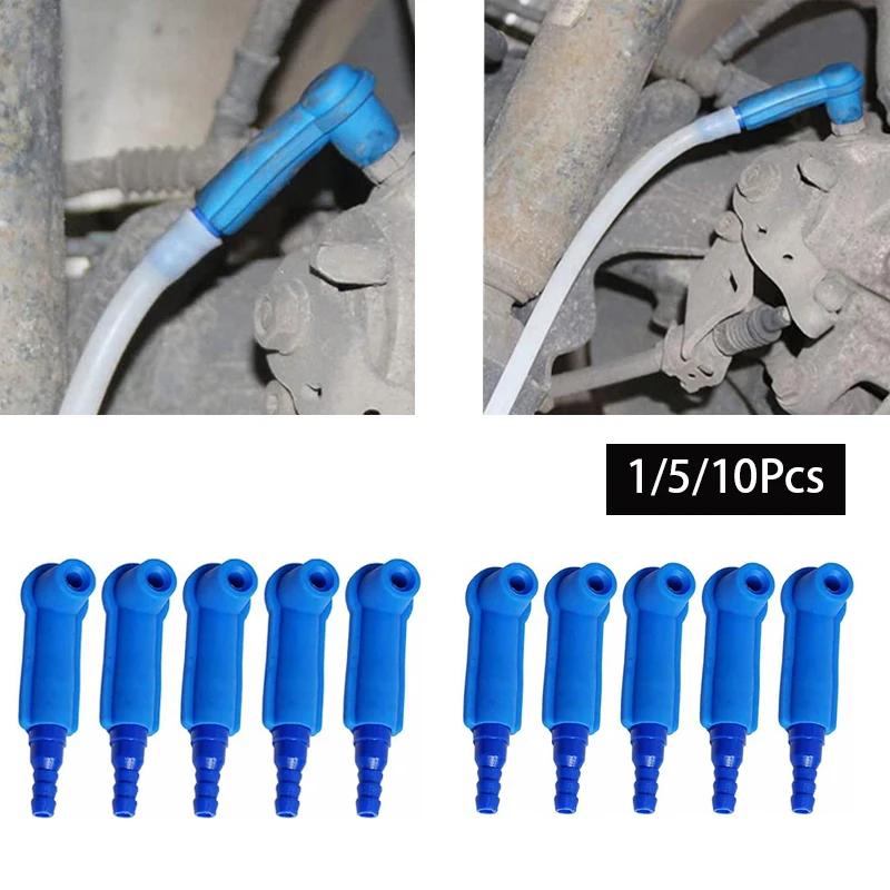 5/10 Pcs Car Brake Fluid Oil Change Replacement Tool Car Brake System Fluid Connector Kit Auto Oil Filling Equipment Accessories