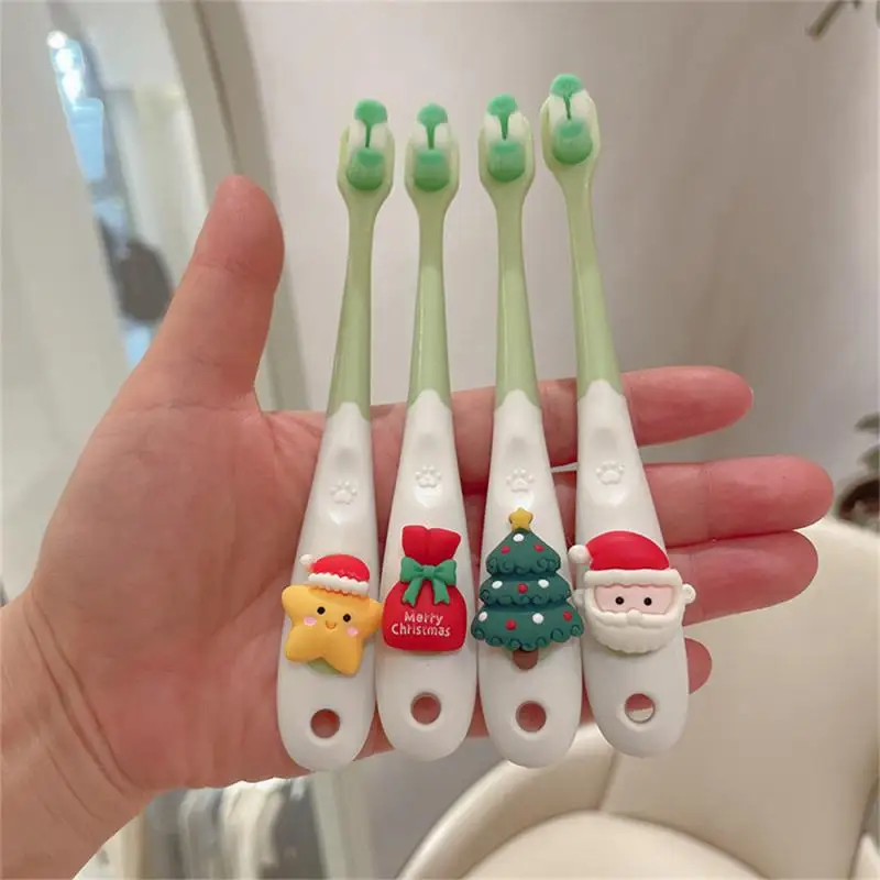 

Christmas Toothbrush Not Moldy Extremely Fine Clean Geeth Guard Don't Hurt Your Teeth Environmental Protection And Safety Soft