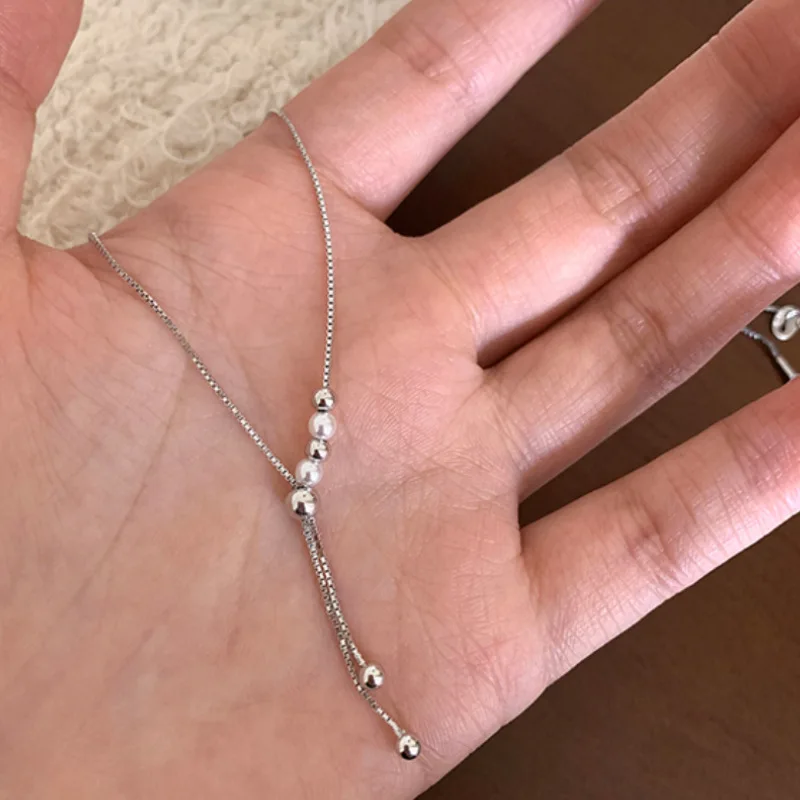 Pearl Choker Adjustable Sliding Clasp Minimalist Unique Versatile Premium Elegant Lightweight Jewelry for Women Daily Wear