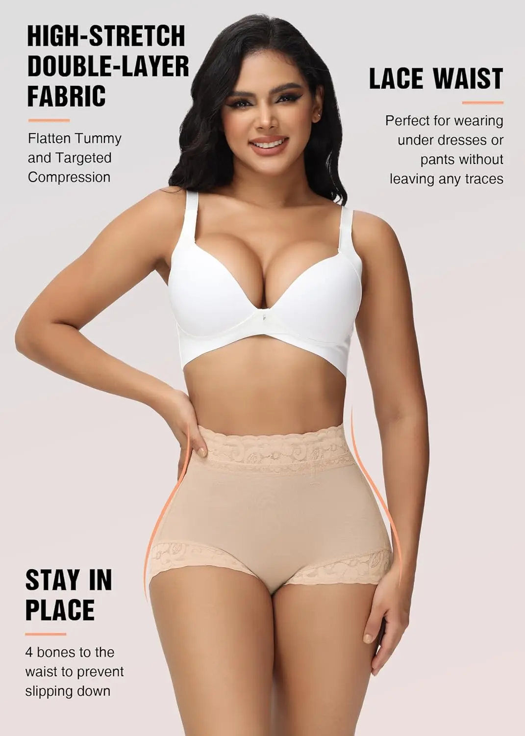 Women's Tummy Control Shaping Panties Butt Lifting Waist Slimming Underwear for Multiple Occasions