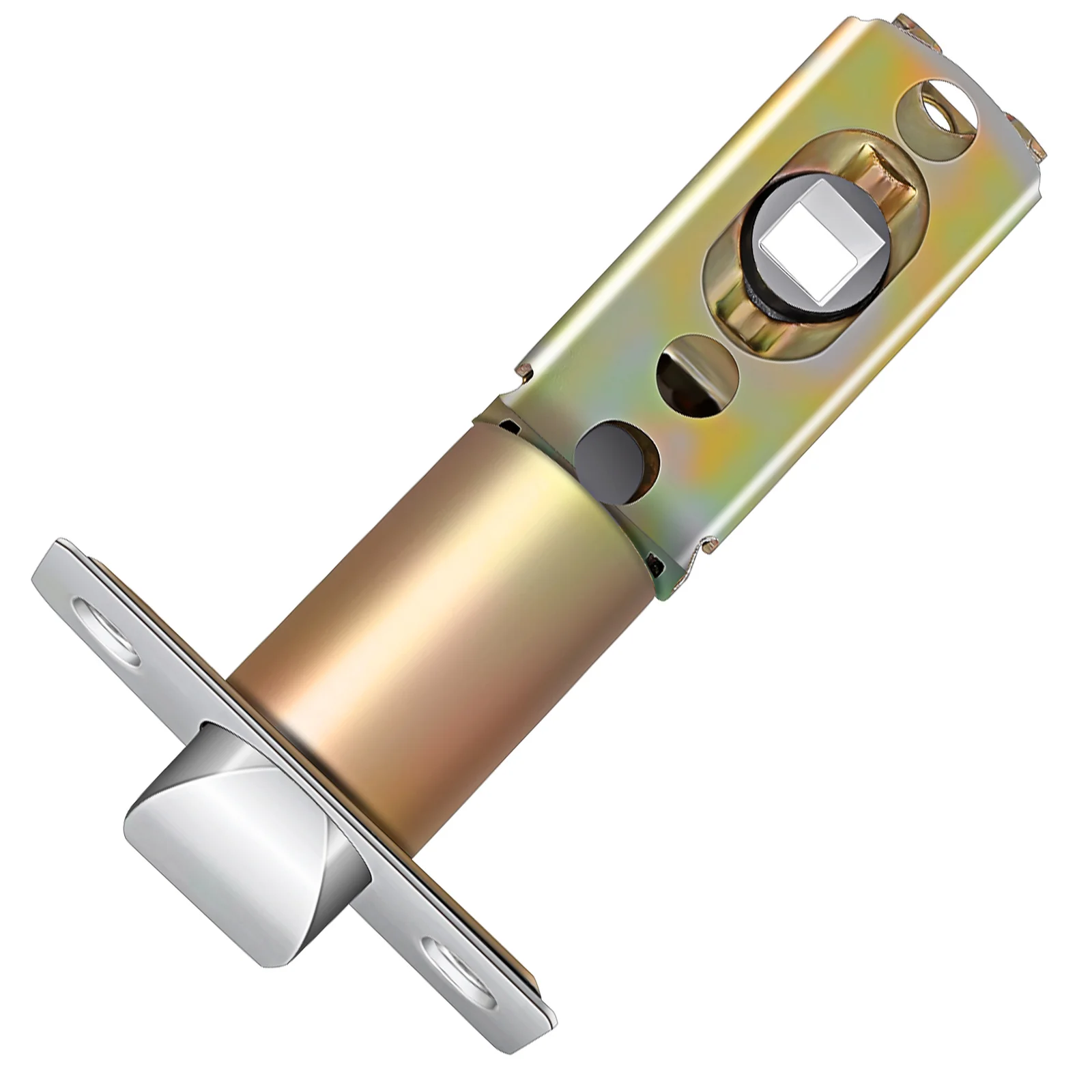 

Adjustable Door Latch 2-3/8'' 2-3/4'' Universal 45° Angle For Front Interior Door Handle Zinc Alloy Latch Mechanism