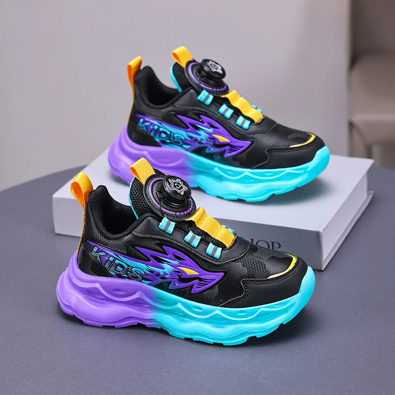 

Summer Breathable Footwear for Boys and Girls Soft Flexible Sole Non Slip Sport Shoes for Playground Games and Long Time Walking