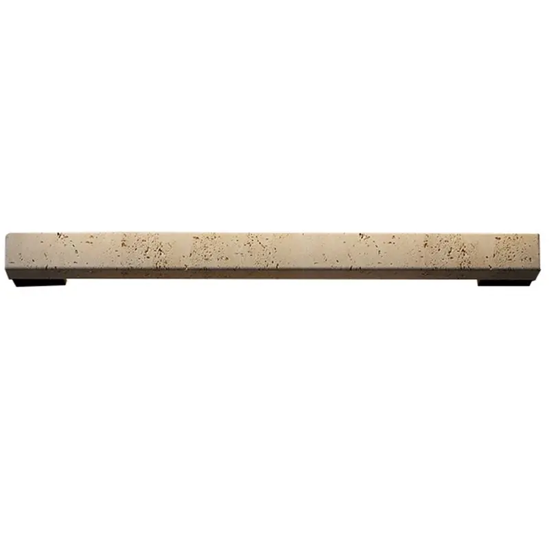 B50C Wall Mounted Light Yellow Cave Stone Long Linear H30cm LED Outdoor Porch Balcony Villa Lamp Home Indoor Decor