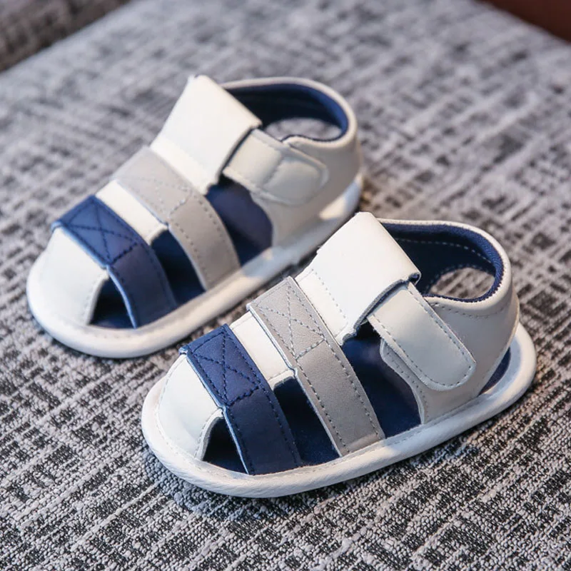 

Newborn Baby Boys Girls Sandals PU Leather Fashion Summer Soft Crib First Walker Anti Slip Baby Shoes