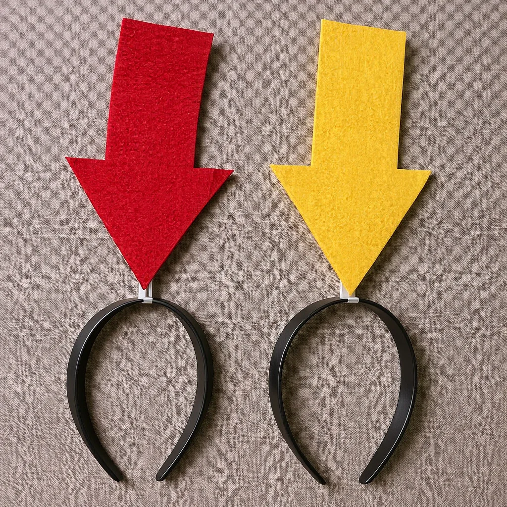 

2Pcs Fashion Arrow Headband Perfect Match All Outfits Suitable for Various Hairstyles Festival Party Photo Shoot Prop