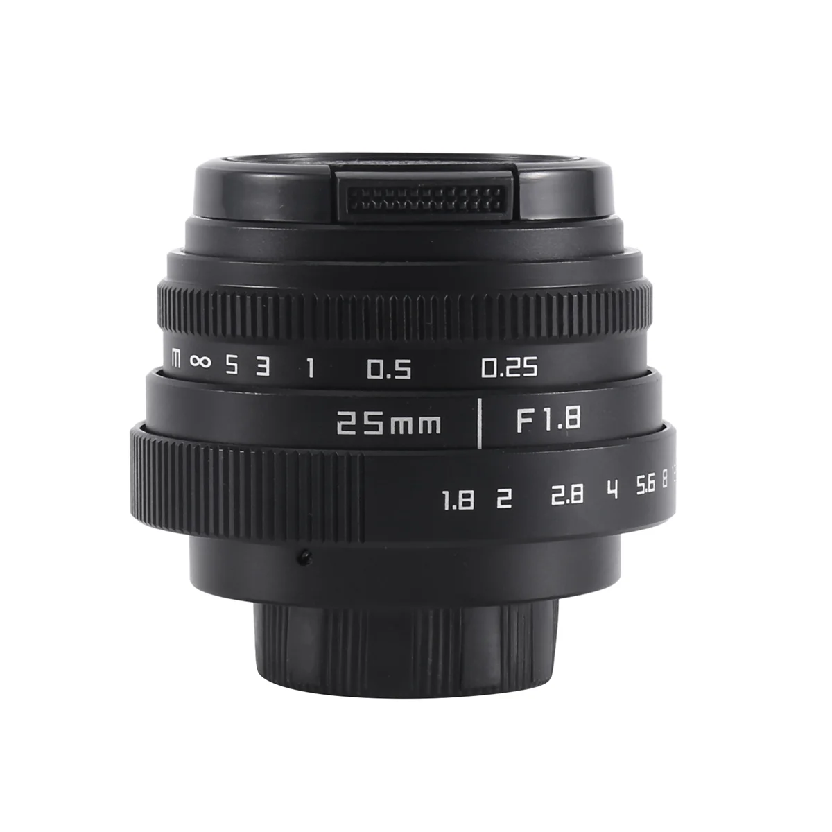 25MM F1.8 Aps-C Television Tv Lens/Cctv Lens for 16Mm C Mount Camera Manual Focus Prime Lens-A