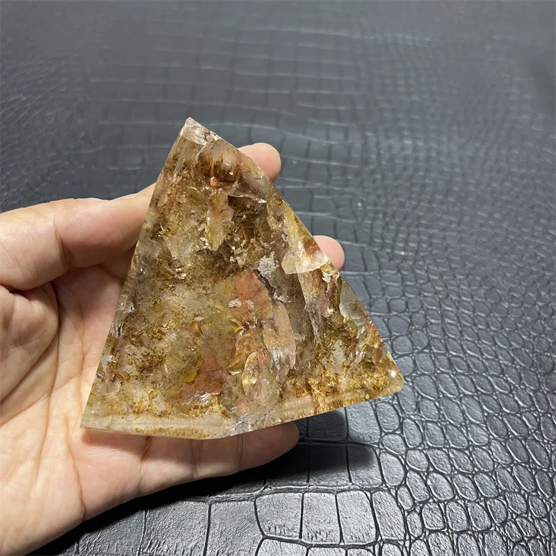 240g Clear Lemurian Seed Quartz Natural Point Cluster Crystal Rough Healing