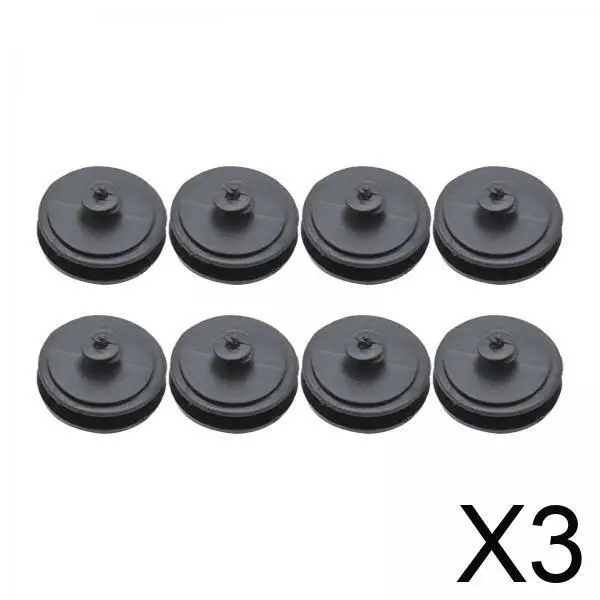 

3x 8Pcs Car Floor Mat Clips Auto Parts Sturdy Nylon for SUV Sedan