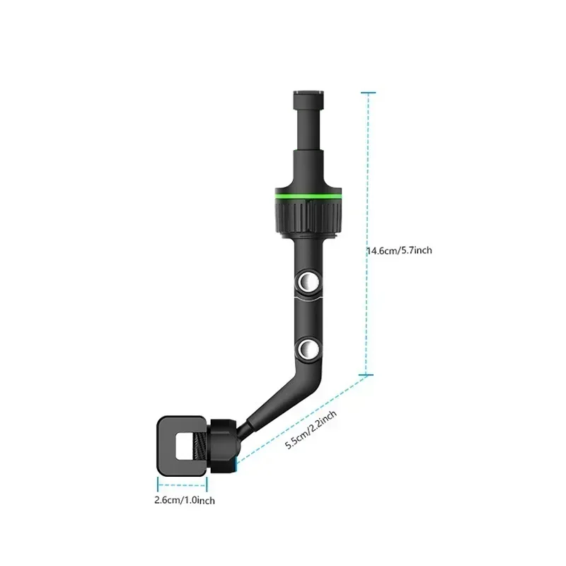 VIKEFON 360 Degree Rotatable Universal Car Phone Holder Multifunctional Auto Rearview Mirror Seat Clip Bracket Cell Phone Holder