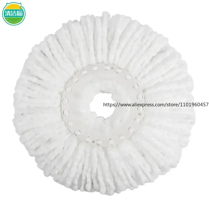 

Утолщенная и вращающаяся насадка для швабры из ультратонкого волокна для домашнего использования - универсальные аксессуары для швабры 16 см, простая установка