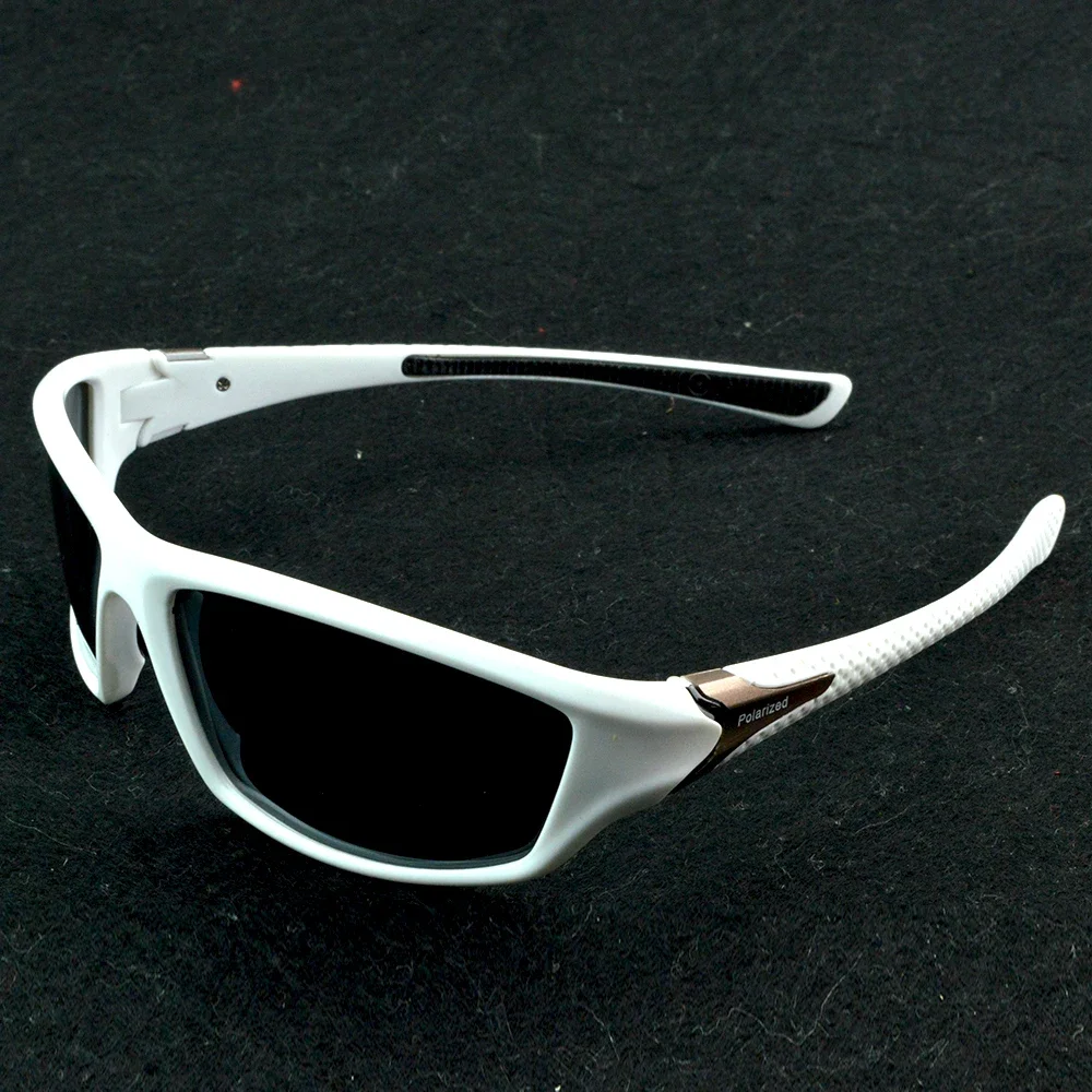 Clara Vida White-gafas de sol polarizadas para hombre, lentes de sol polarizadas para ciclismo, pesca, deporte, UV400, uv100%