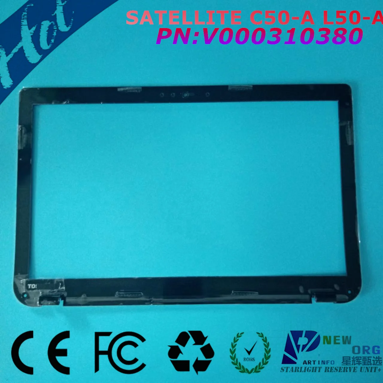 

NEW ORG laptop LCD front bezel for TOSHIBA SATELLITE L50-A C50-A L50D-A C50D-A L55-A C55-A L50T-A L55T-A Black V000310380