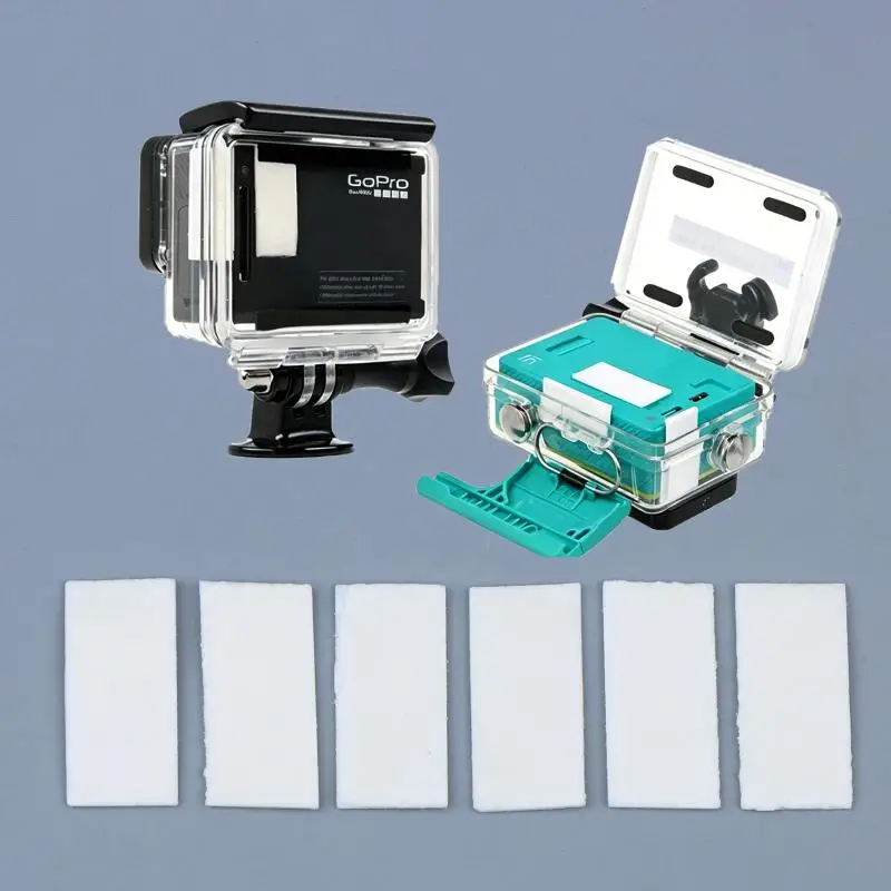 Anti Fog Inserts Reusable Moisture Absorbing Strips For Underwater Dive Case For AKASO SJCAM Action Camera Accessories