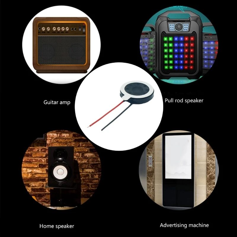 Alto-falante à prova d'água 15 mm, 8Ohm 0,5 buzina resistente à água com revestimento ABS