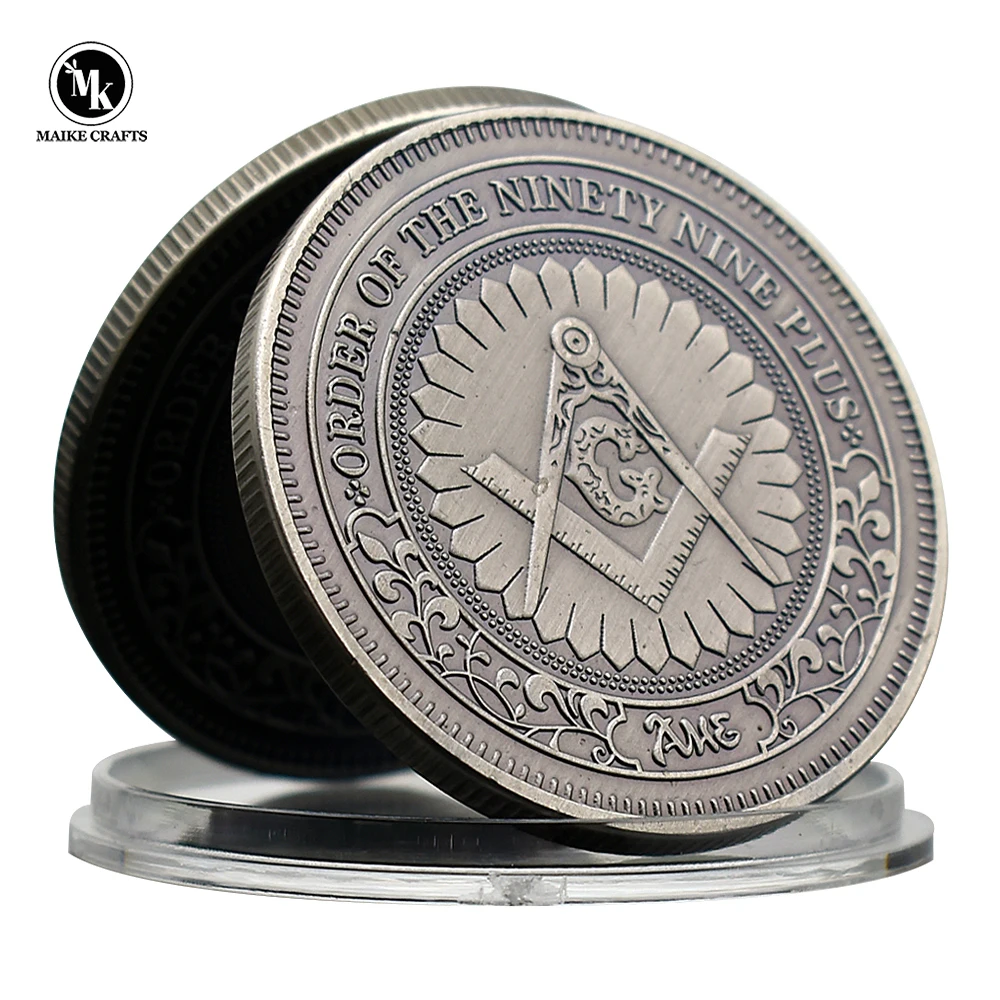 Freemason Brotherhood Coin Knight Challenge Coin Commemorative Gifts