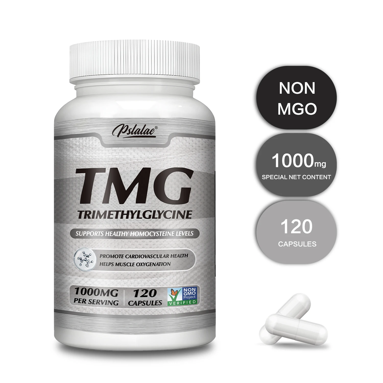 

TMG Trimethylglycine - Betaine Anhydrous - Liver Health, Heart Health, Gluten Free, Non GMO