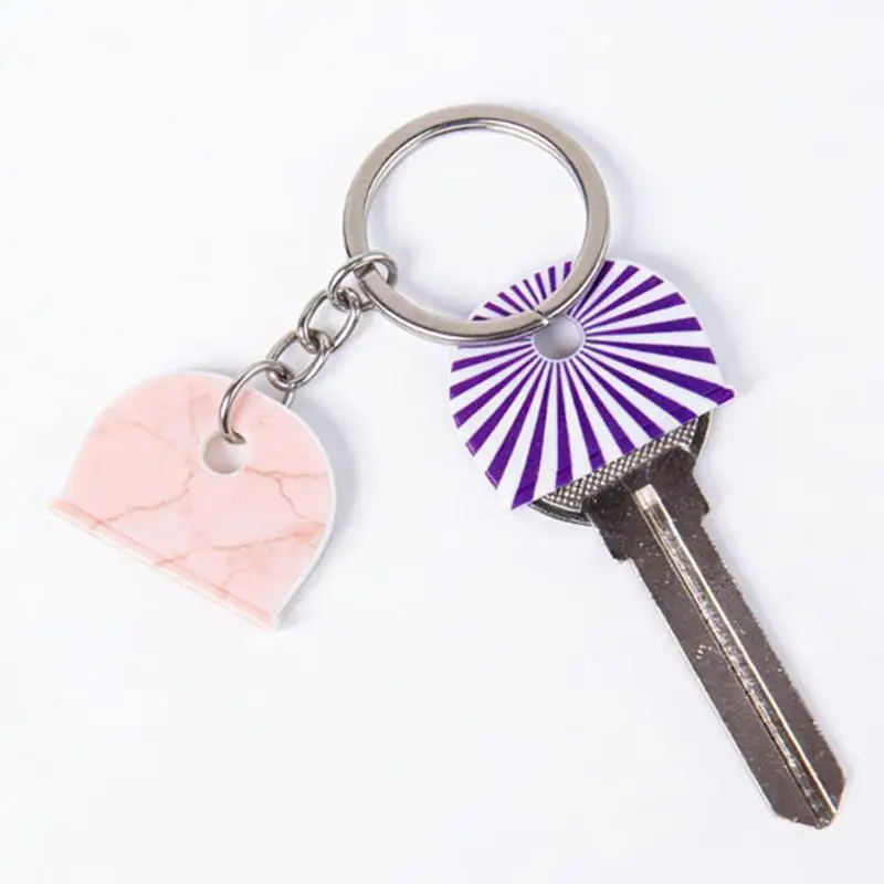  Silicone Key Protective Covers Anti Slip Key Cap Identification Tags for Secure Key Labeling at Home Office