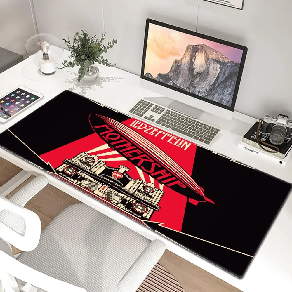 Band L-Led Z-Zeppelin Mouse Pad Gamer Keyboard Mouse Mat Rubber Cartoon Big Motbook Computer PC Mousepad