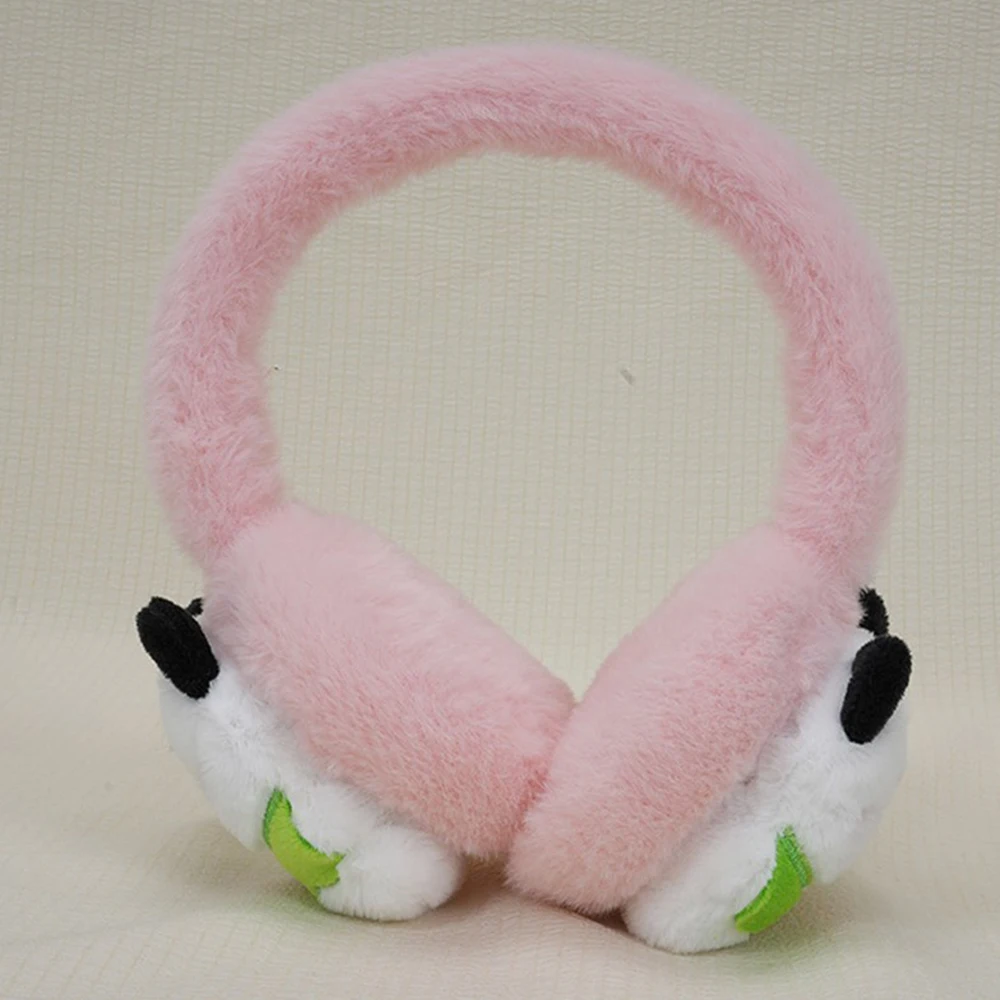 Cute Plush Earmuffs Cartoon Animal Windproof Ear Cover Thicken Keep Warm Earflaps Women Anti-Freeze Outdoor Riding Accessories