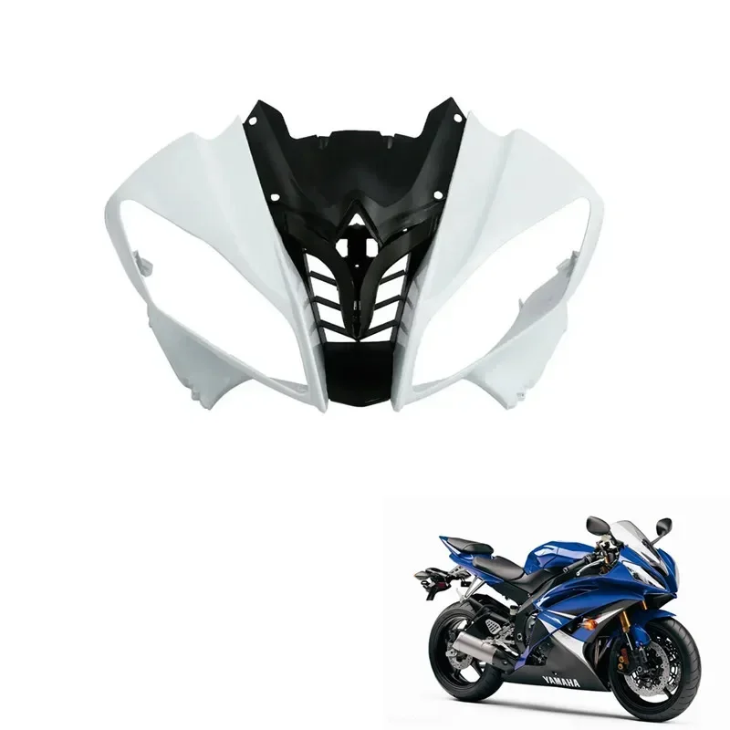 

For Yamaha YZFR6 YZF-R6 YZF R6 2008-2016 2015 2014 2013 2012 2011 Unpainted Moto Upper Front Fairing Cowl Nose