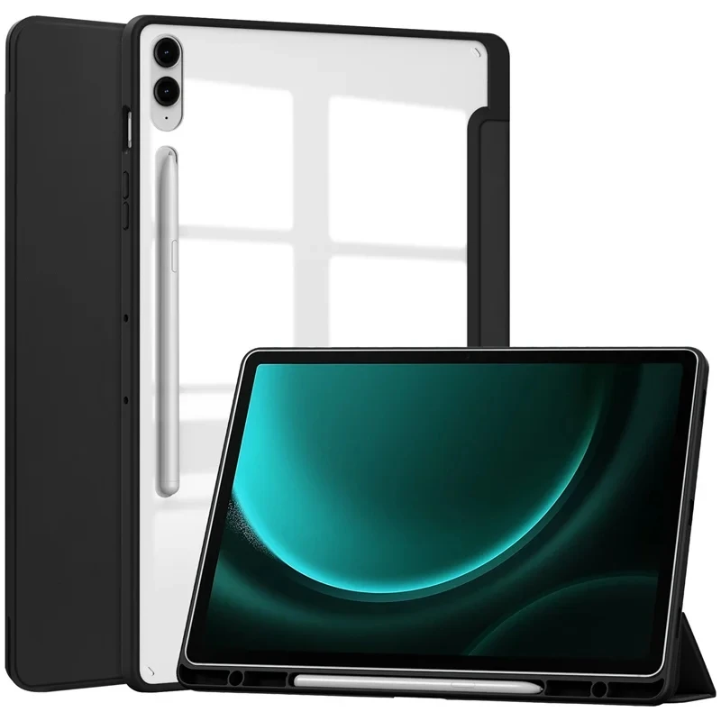 

Акриловый прозрачный чехол для Samsung Galaxy Tab S10 Lite SM-X400 X406 2025 10,9 дюйма с подставкой для карандашей