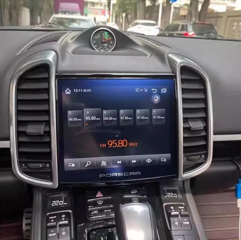 8.4 "สําหรับ porsche cayenne 958 2010-2015 Android 13 เครื่องเล่นมัลติมีเดียวิทยุรถยนต์ Wireless Carplay และ Android Auto Original Car