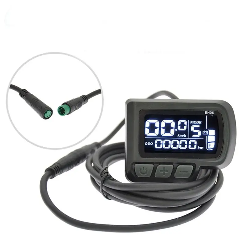 (A91P] E-Bike EN06 Smart LCD Meter Mountain Bike Scooter LCD Display Waterproof cable Conversion parts