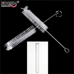 2pcs Reusable Metal Cleaner Brush Test Tube Bottle Cleaning Tool Straws Pipe Test Tube Cleaning Brushes Laboratory Supplies