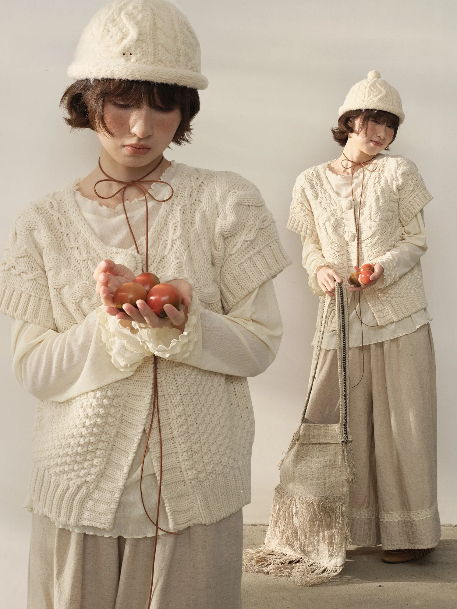 

Artsy Knitted ort Sve Cardigan Women's Faion Spring Season Regular Fit Button up Sle Polyester Fiber Single Button