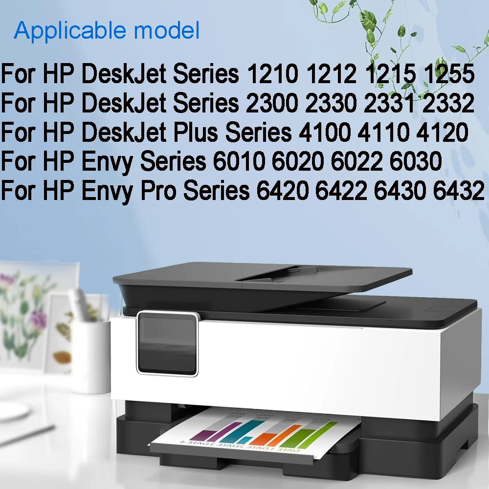 For HP305XL Cartridge Refillable Ink Cartridge Compatible 305 For HP DeskJet Plus Series 4100 4110 4120 4121 4122 4130 Printers