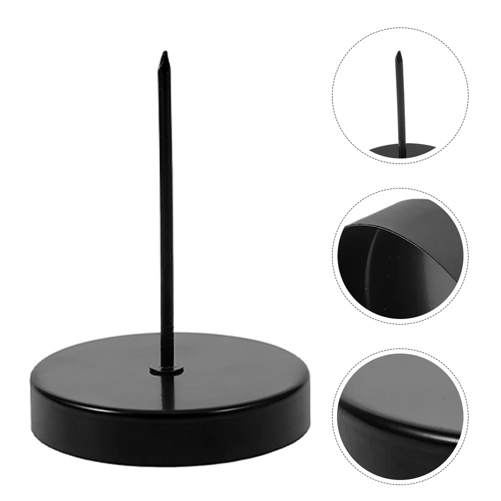 

6Pcs Iron French Style Plate Holder Tray Festival Decorative Candlestick Party Favors Home Decor