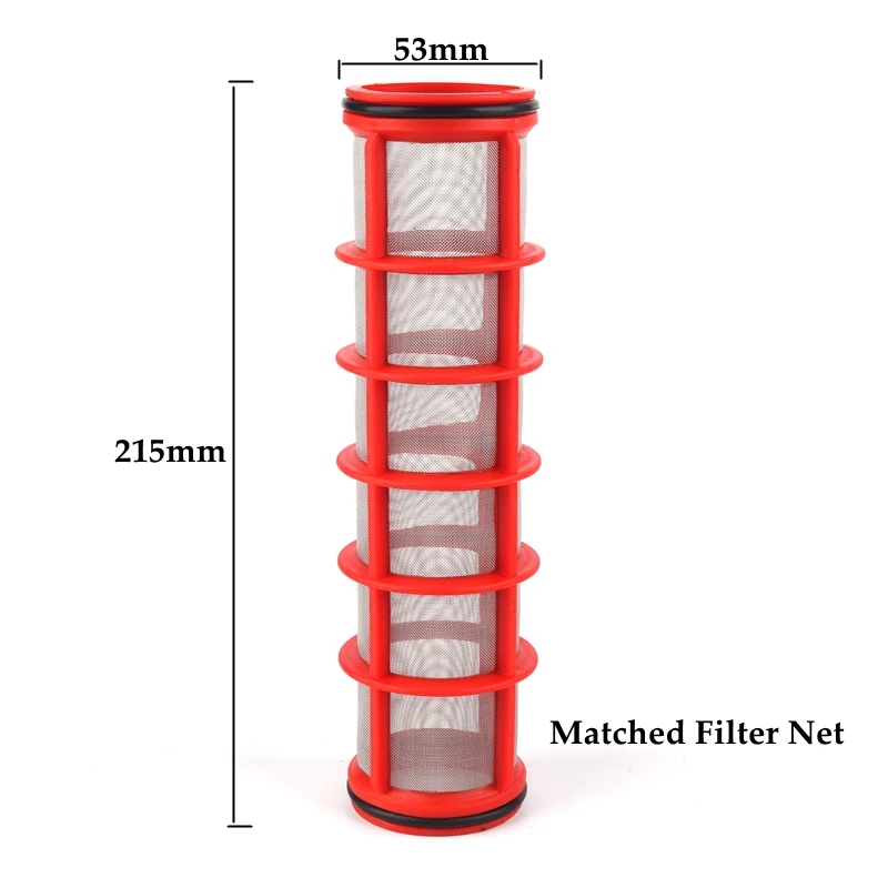 Large Flow Transparent Water Filter Clear Pipe Filters Stainless Steel Mesh Element Micro Irrigation Strainer
