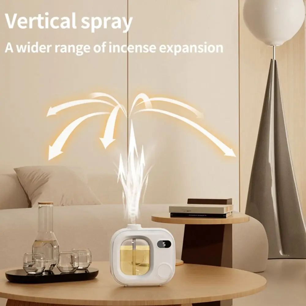 With 45ML Essential Oils Aromatherapy Machine Deodorization LED Display Screen Fragrance Sprayer Machine 5 Adjustable Levels