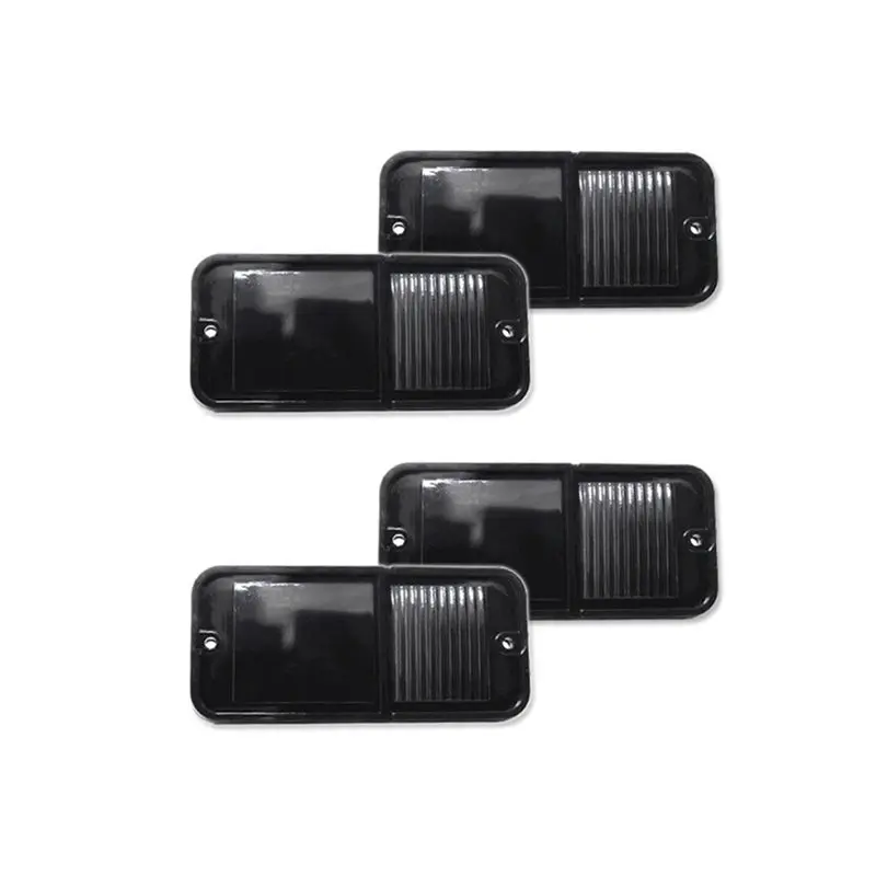 A33K-For 1968-1972 Chevy GMC Truck Standard 0849522 0849633 4PCS Front+ Rear Side Marker Light Cover Shell