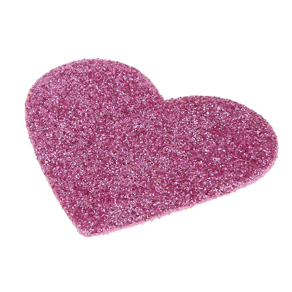 

45pcs Heart Shape Adhesive Stickers Glitter Self-Stick For Kids Crafts Wall Decor Birthday Valentine Party Mixed Color