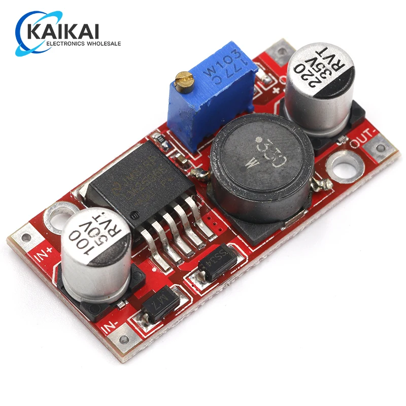 LM2596S DC-DC 3.6-46V 3A adjustable step-down power Supply module With reverse connection protection 5V voltage regulator