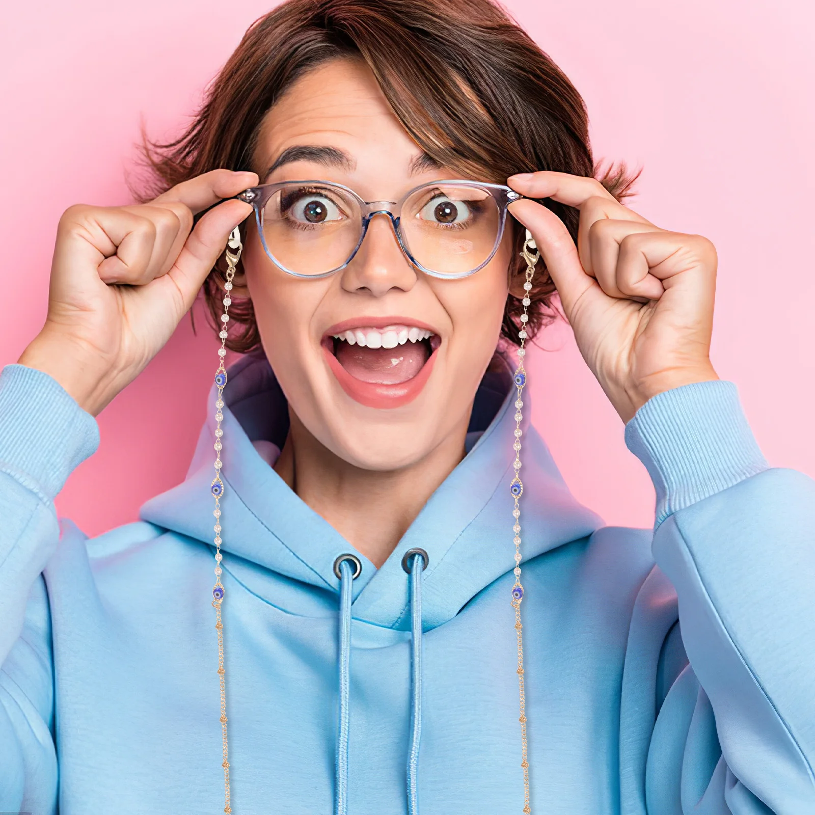 

Decorative Glasses Chain Eyeglasses Strap Simple Sunglasses Lanyard Mask Holder Chain Stylish Eyeglasses Holders Around Neck