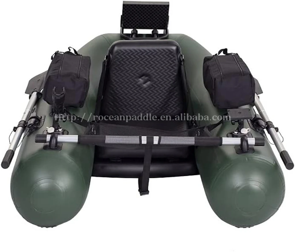 FRESSUN 1 Person Single Fishing Boat Float Tube Inflatable Belly Boat Inflatable Boat