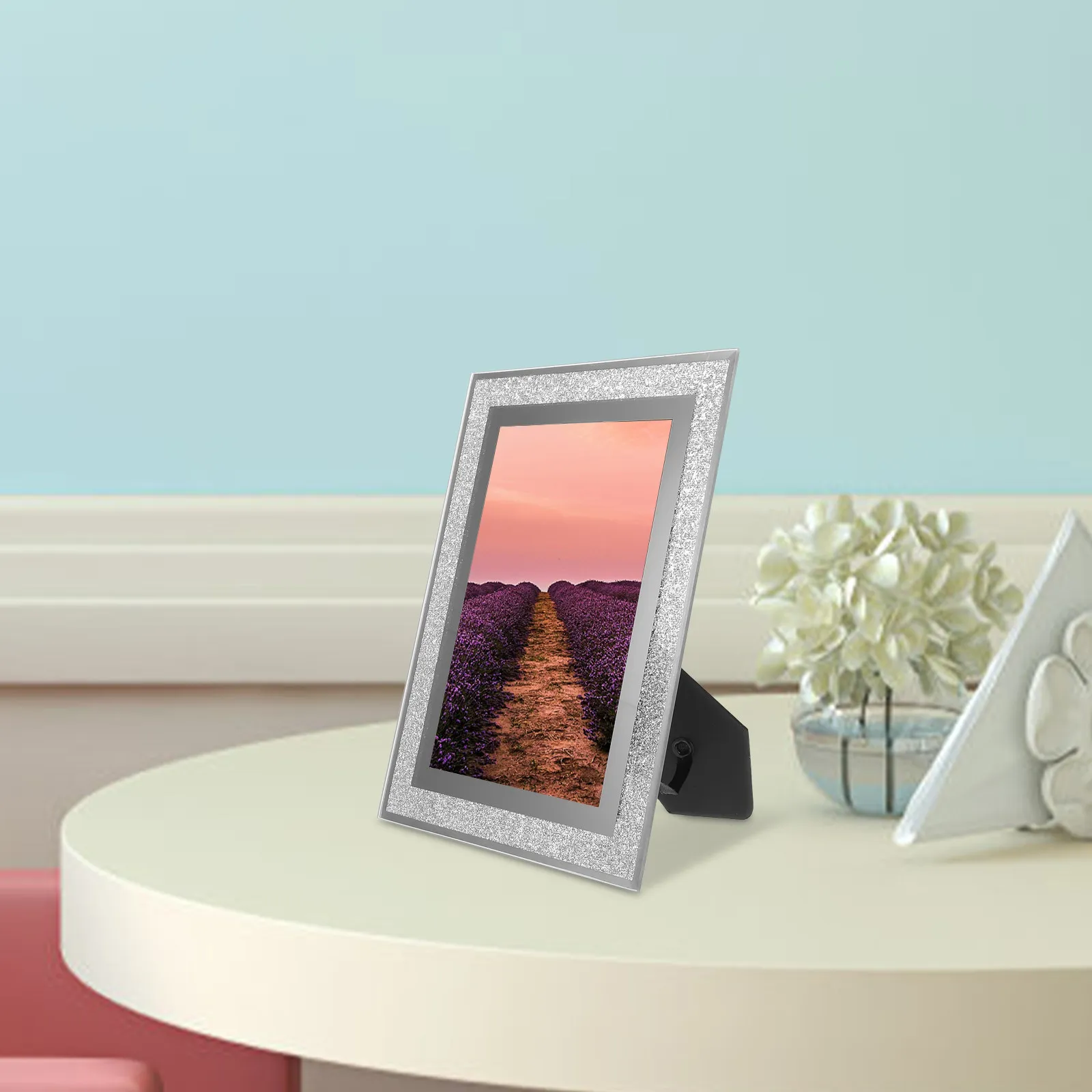 Picture Frame 1 Unit Desktop Photo Display for Living Room Bedroom Decor Elegant Sturdy Frame for Precious Memories