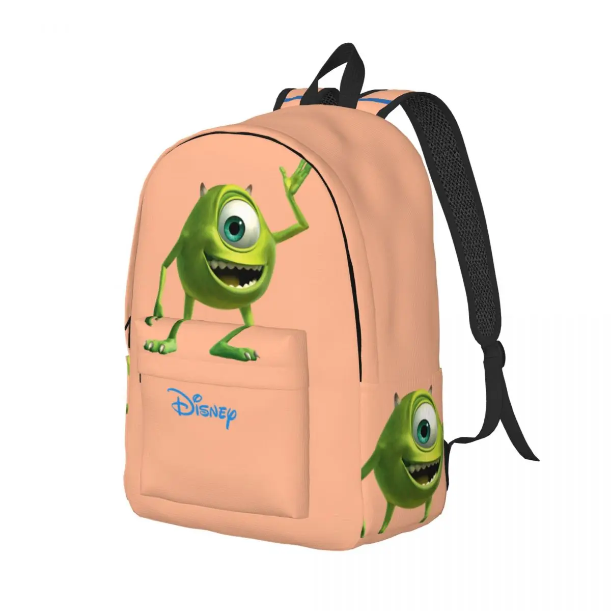 Mike Wazowski Classic Kindergarten Bag Disney｠Monsters University｠Film Students Super Quality Travel Gift Zipper