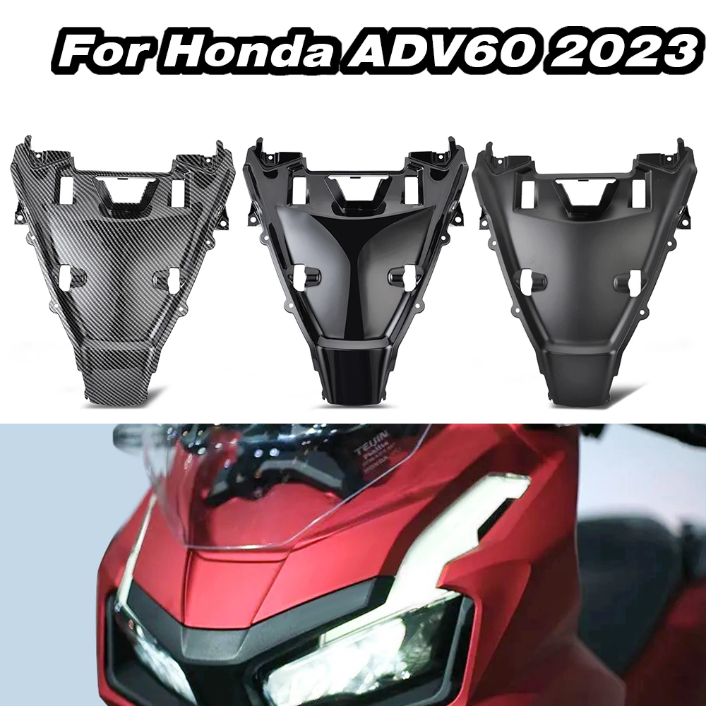 For Honda ADV160 2023 2024 ADV 160 Front Headlight Headlamp Fairing Cowls Upper Top Cover Motorcycle Bodywork Accessories