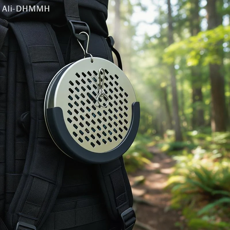 ZLinKJ Portable Mosquito Coil Holder Fireproof Anti Scald Design With Hanging Hook For Home Camping Outdoor Use