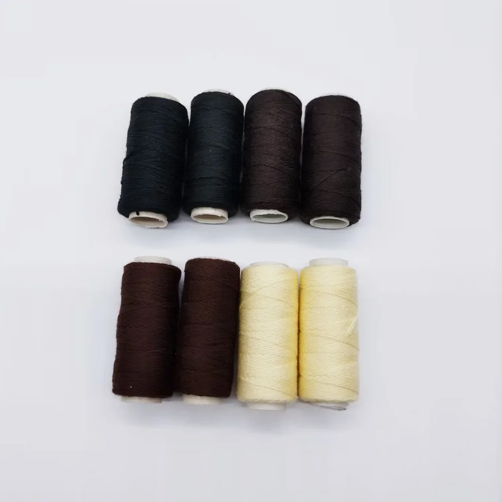 Wholesale 12pcs durable quality cotton Weaving thread / Thread for weaving Hair Extension Tools Hair accessory